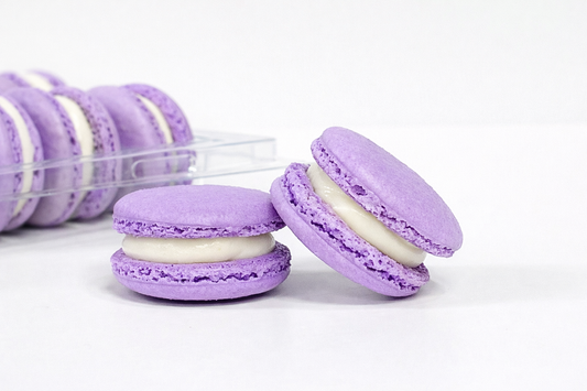 6 Pack Honey Lavender Macarons | ideal for celebratory events.