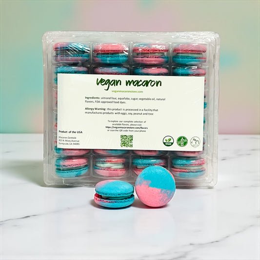 Wholesale Blue Raspberry Macarons | Available in 24 & 48 Pack