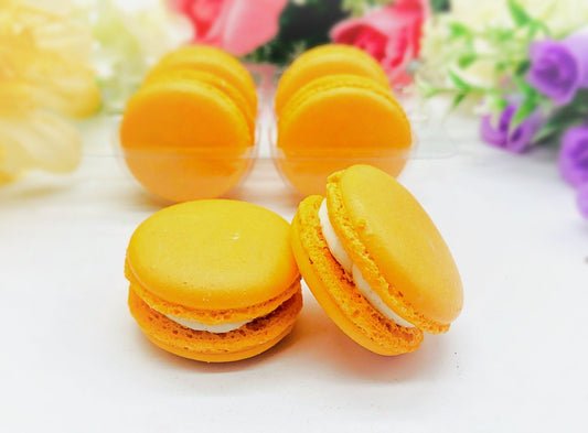 Orange Cream French Macarons (6 Pack) | Perfect for your next celebratory events. - Macaron Centrale